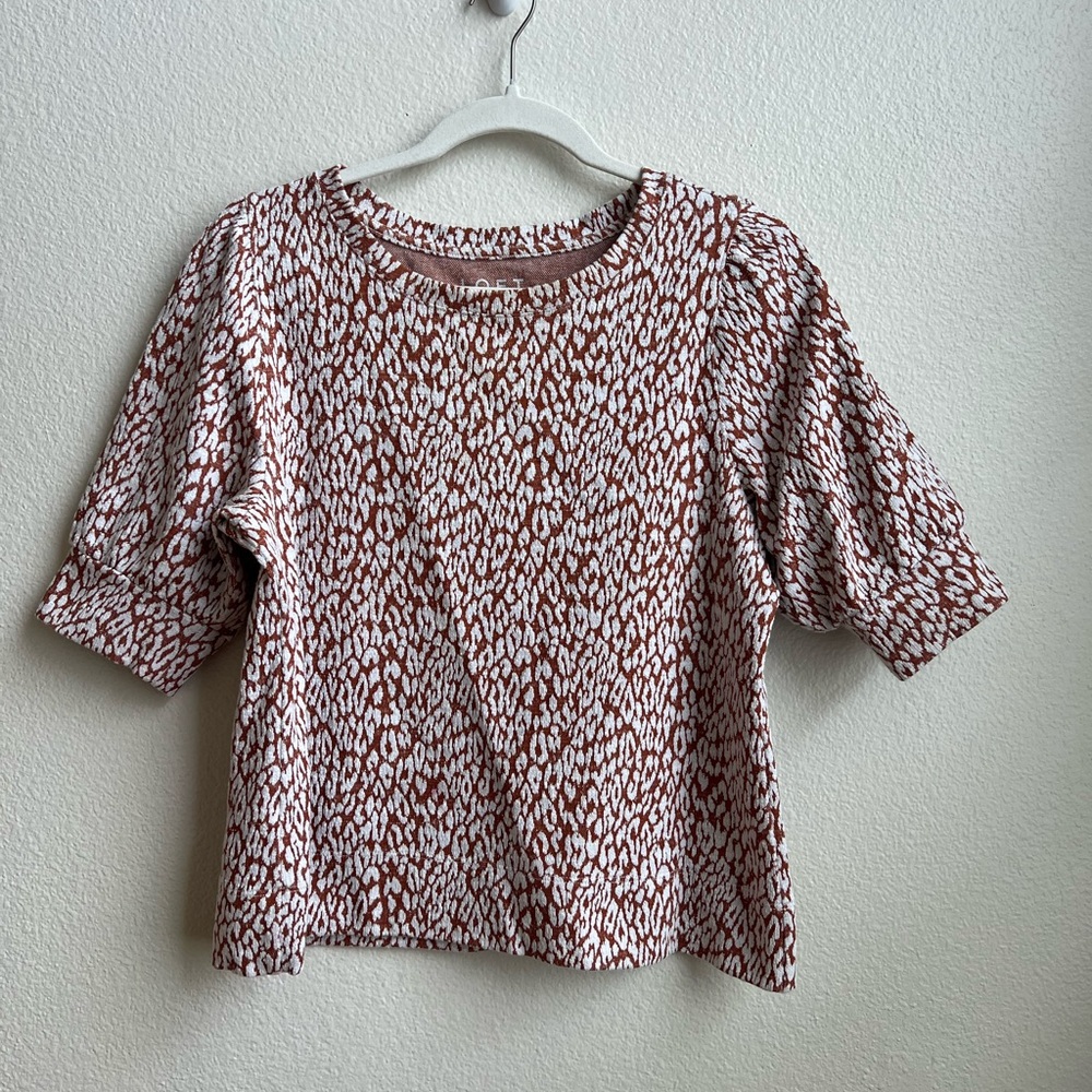LOFT Women's Top‎ | Animal Print | Size M
